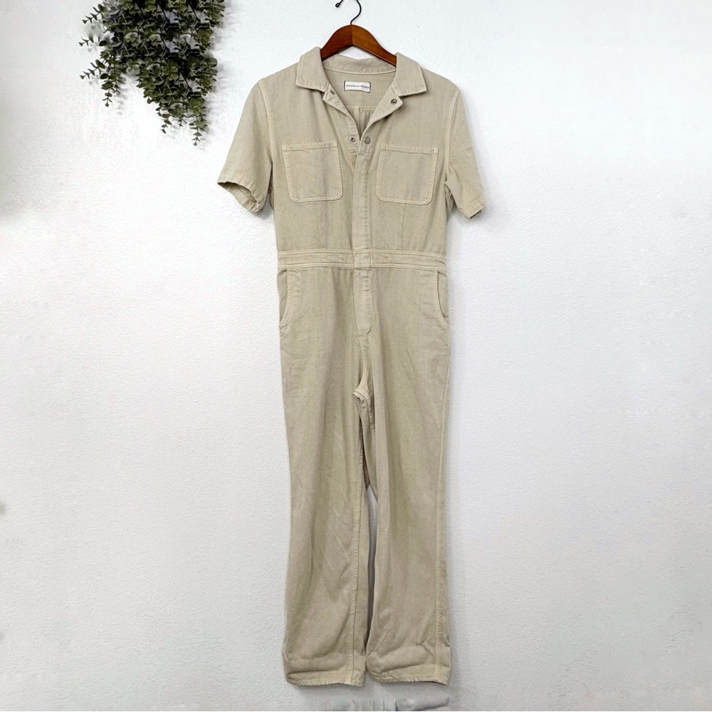 ARTICLES OF SOCIETY • Tan Denim Jumpsuit